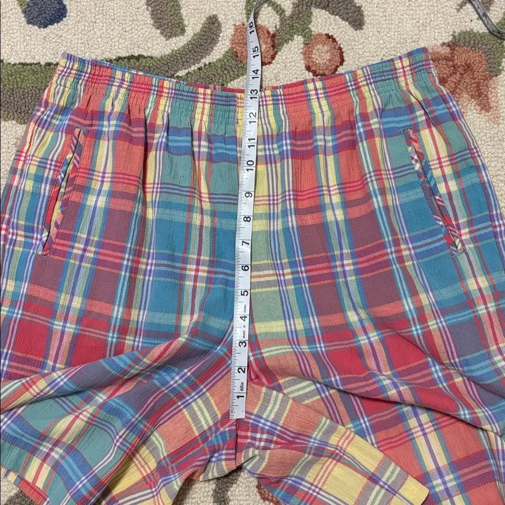 Koret 90s Plaid Shorts, Wide Leg, Vintage, Grandmacore, Large - Picture 3 of 7